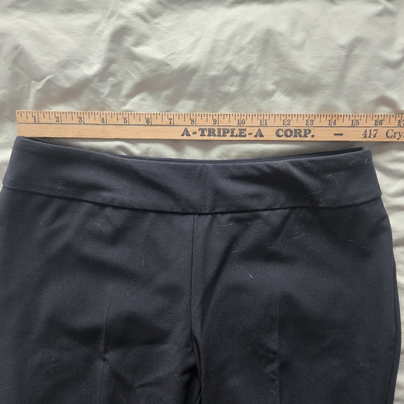 Dressbarn Strech Black Wide-Leg Trousers Size 10 - Picture 4 of 7